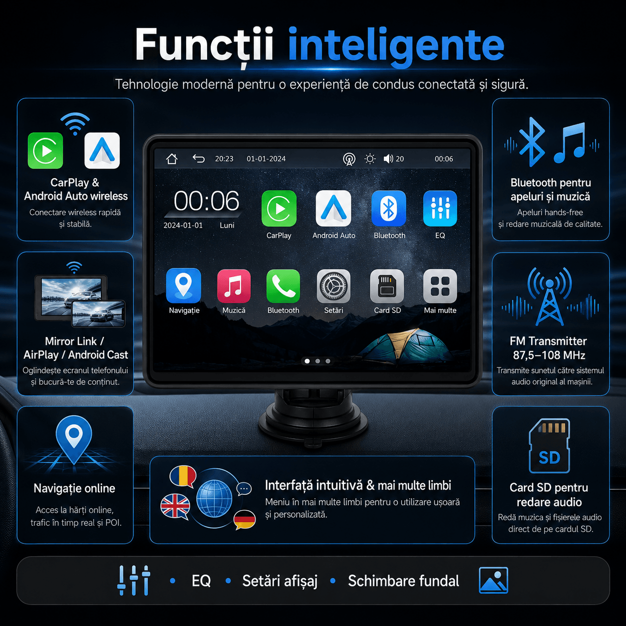 ALLDRIVE Smart 7 instalat în autoturism