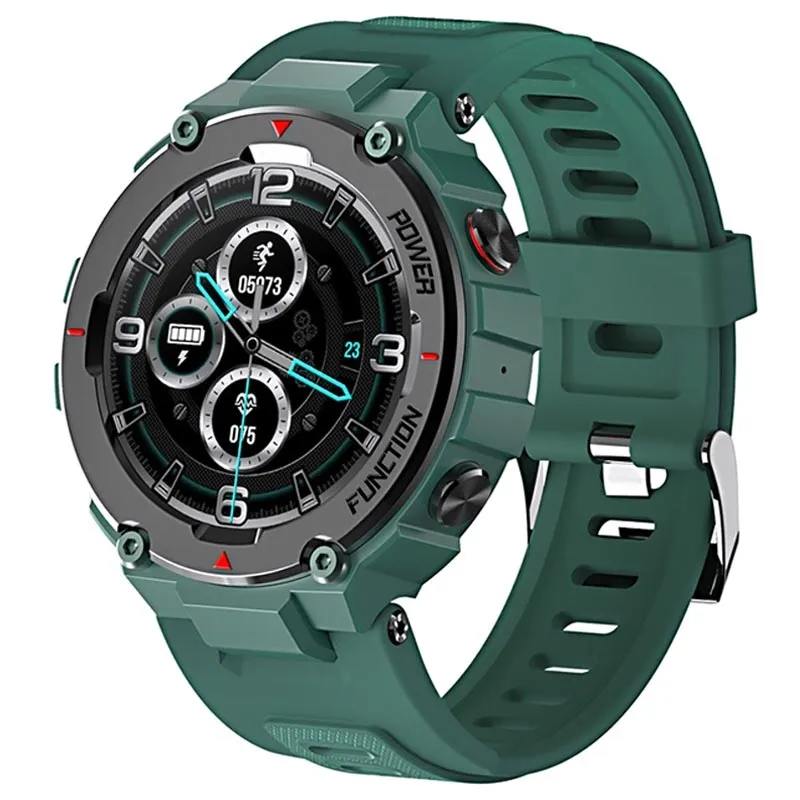 Smartwatch F26 Green, Bluetooth, Impermeabil Sport - imagine 4
