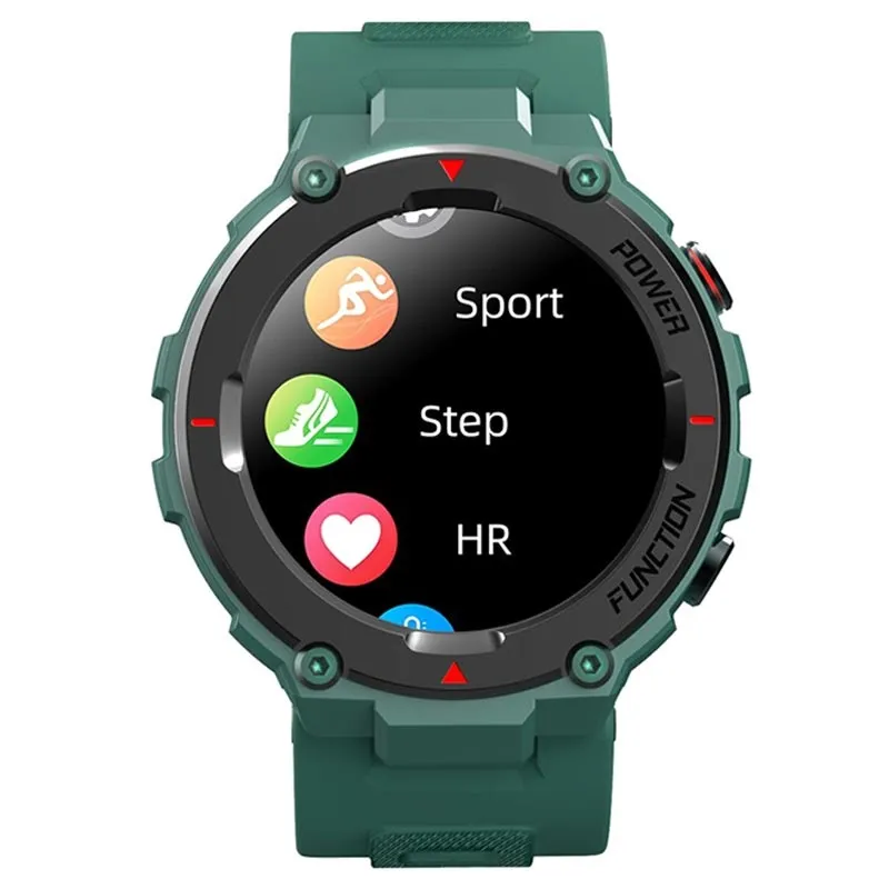 Smartwatch F26 Green, Bluetooth, Impermeabil Sport - imagine 3