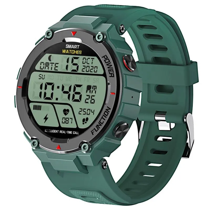 Smartwatch F26 Green, Bluetooth, Impermeabil Sport - imagine 2