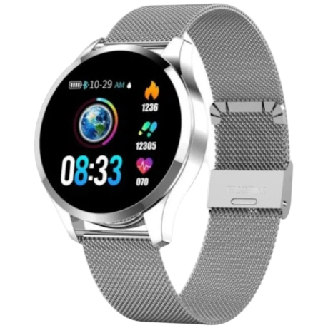 Smartwatch Q9L Silver Unisex 1.3" IPS, Sport & Lifestyle - imagine 2